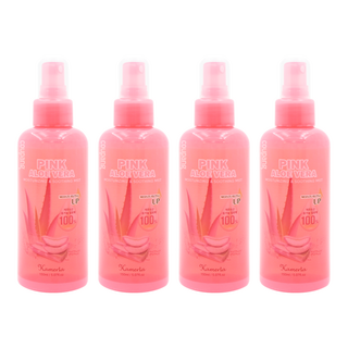 Kameria 100%濟州島粉紅蘆薈保濕噴霧, 保濕加倍 6種植物萃取,肌膚長效水潤 噴霧設計,瞬間潤澤, 150ml, 4瓶