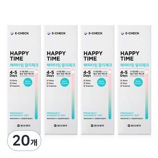 동아제약 해피타임 얼리체크 임신테스트기, 1개입, 20개