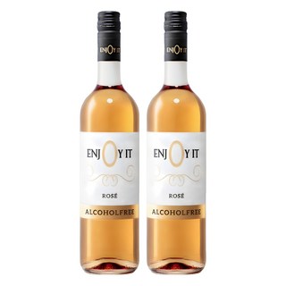 Enjoy 0 零酒精粉紅葡萄醇釀飲, 750ml, 2個