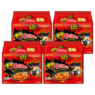 Samyang Foods 三養 Buldak火辣雞肉風味鐵板炒麵 2倍辣風味 140g, 20個
