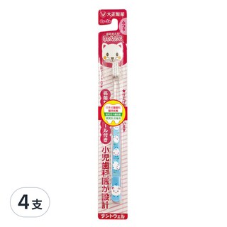 大正製藥 乳幼兒專用牙刷, 顏色隨機, 4支
