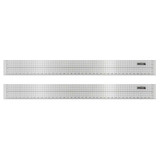 CoX 三燕興業 方眼壓克力直尺 40cm, 方眼壓克力 透明色, 2個