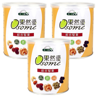 統一生機 果然優 綜合堅果, 360g, 3罐
