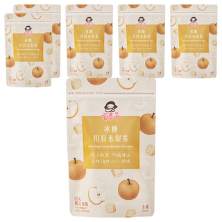 蜜思朵 冰糖川貝水梨茶, 15顆, 17g, 6袋