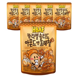 HBAF 鹹焦糖杏仁椒鹽脆餅, 40g, 6包