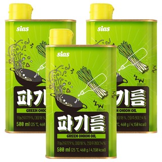 sias 青蔥油, 3瓶, 500ml