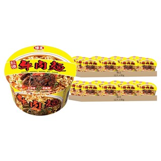 味王 紅燒牛肉湯麵 85g, 24入