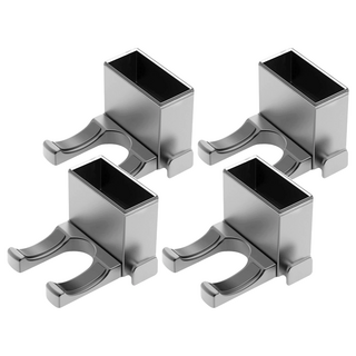 超級工廠 吹風機架 側繞線灰 免打孔浴室收納置物架, 4個