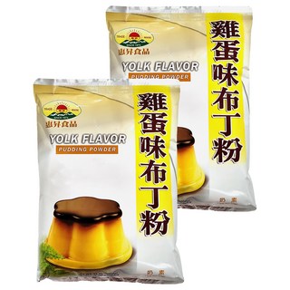 FAIRSEN 惠昇食品 雞蛋味布丁粉, Q彈滑順, 夏日消暑, 簡單快速方便, 1kg, 2包