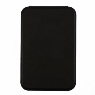 妃妃嚴選 皮革化妝鏡 小, 黑色, 1個, 否