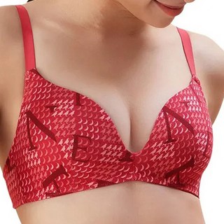 in Blooom 無鋼圈內衣 B80 印花樂x奧黛莉/千鳥紅