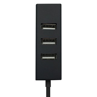 HOLIC USB 4埠 HUB USB 2.0 90cm線長, 黑色, 1個
