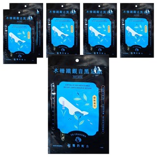 DR.GRANDMA 阿嬤的配方 木柵鐵觀音黑足貼, 1雙, 6包