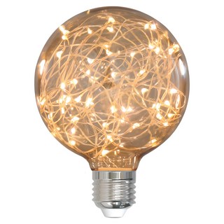 LED 愛迪生 G95 銀河燈泡 3W, 黃光, 1個