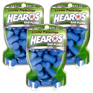 Hearos PU泡棉靜音耳塞 5826 藍色, 3個, 14雙