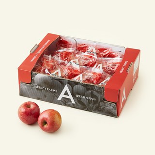 셀렉트팜 세척사과, 1개, 1.5kg(8~10입)