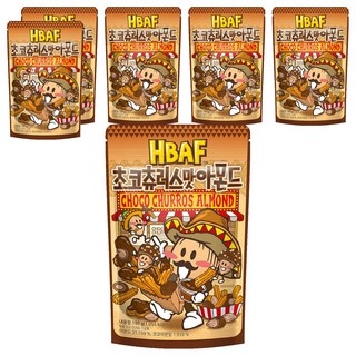 HBAF 杏仁果 巧克力吉拿棒口味, 6包, 190g