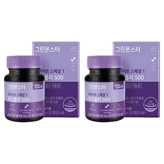 GREEN MONSTER 纖活毛喉素500錠, 28顆, 2罐