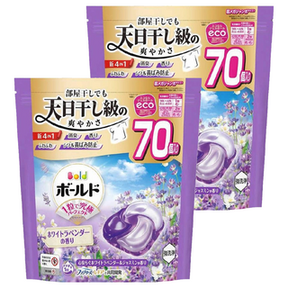 Bold 日本原裝進口 4合1洗衣膠囊 薰衣草茉莉香 紫, 70顆, 2袋