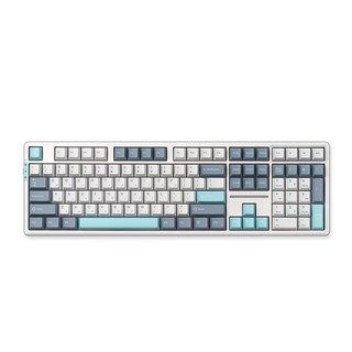 씽크웨이 토체프 101 108키 기계식 유무선 키보드, 윈터화이트, TAUCHE.F 101, 포치드 에그 저소음 리니어