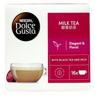 NESCAFE 雀巢咖啡 DOLCE GUSTO 醇香奶茶膠囊 僅適用DOLCE GUSTO咖啡機, 11.5g, 16顆, 1盒