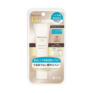 MEISHOKU 明色 MoistLabo美白精華BB霜 SPF50+ PA++++, 遮蓋細紋 改善膚色不均, #03健康, 30g, 1條