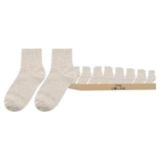 Izileg 女款 優質羅紋中筒襪