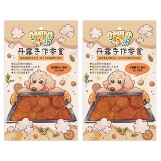 DANLO 丹露 手作肉乾零食, 軟香雞肉小圓片, 100g, 2包
