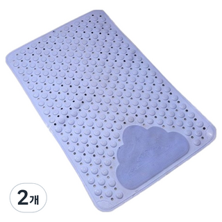 Fotenkit 實用清爽腳底按摩墊 68 x 34 cm, 2個, 天藍色