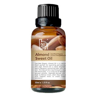 Bonnie House 植享家 單方基底油 甜杏仁油 30ml 有機認證, 1瓶