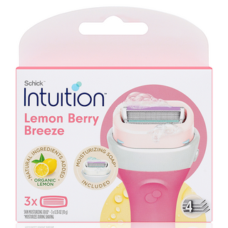 인튜이션 레몬 베리 브리즈 면도날, 3개입, 1개