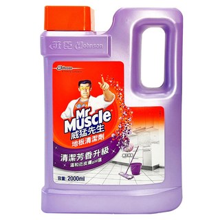威猛先生 地板清潔劑, 有效去污, 地板快乾不黏腳, 提供清潔芳香的全新升級體驗, 溫和配方, 2L, 1瓶