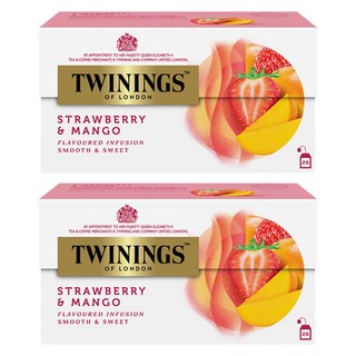 트와이닝 스트로베리 앤 망고 티백, 2g, 25개입, 2개