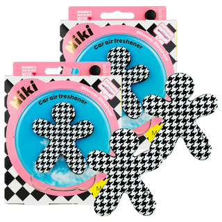 Mr&Mrs FRAGRANCE Niki 經典 車用芳香劑, 2個, 黑蘭花