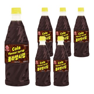 OTTOGI 不倒翁 Oh Chef可樂風味飲料基底糖漿, 1kg, 6瓶