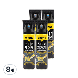 오공 스티커제거제, 250ml, 8개