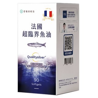 營養師輕食 法國超臨界魚油膠囊, 90顆, 0.88g, 1盒