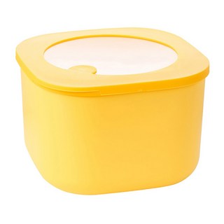 第三代冷熱微波便當保鮮盒 L, 黃色, 1個