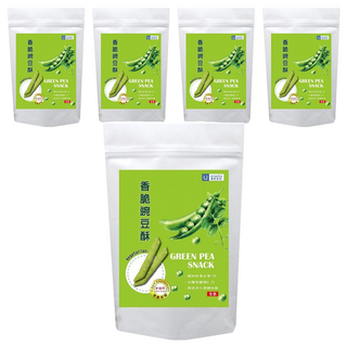 優穀美身 香脆豌豆酥 非油炸 全素, 60g, 5包
