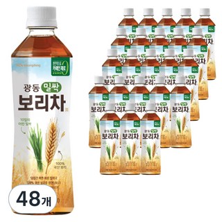 광동 밀싹 보리차 음료, 500ml, 48개