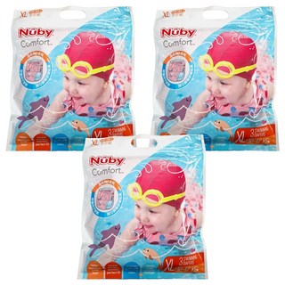 Nuby 游泳尿布褲 女童用 93095 12~17kg, XL, 9片
