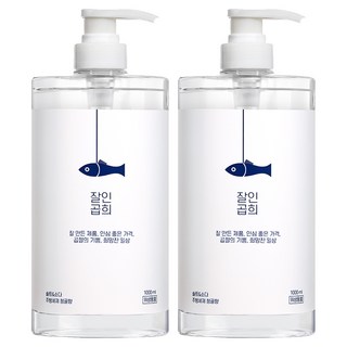 잘인곱희 솔트 & 소다 주방세제 청귤향, 2개, 1L