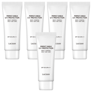 Laxian Perfect Shield 防曬防曬霜 SPF50+ PA+++, 60ml, 5個