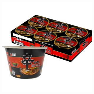 NONGSHIM 農心 辛拉麵 辛拉麵 BLACK 杯裝 101g, 6入