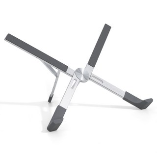 ROTI 折疊式便攜鋁合金筆記型電腦支架 + 便攜收納袋組合, 1套, 銀色