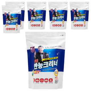 동성크리너 만능 세정티슈 지퍼백 200p, 6개