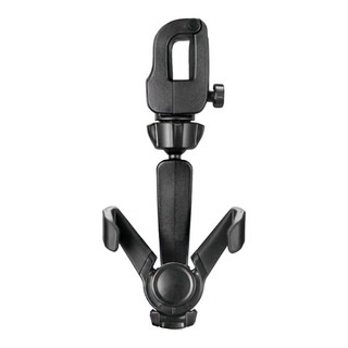CARMATE 夾式/把手夾扣型翼扣 手機架 SA38, 1個, 黑色