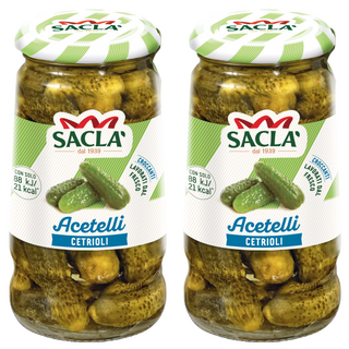 Sacla小醃黃瓜, 290g, 2個