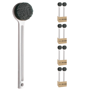 長柄洗澡刷 顏色隨機, 8支