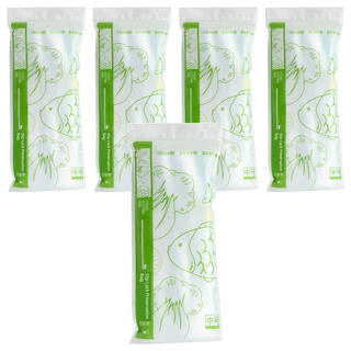 小麥購物 拉鍊保鮮袋 G246, 5包, 10個, 中(M)